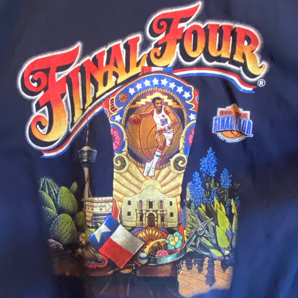Vintage Mens Ncaa Final Four 1998 Basketball TShirt Vintage Mens Ncaa Final Four 1998 Basketball TShirt